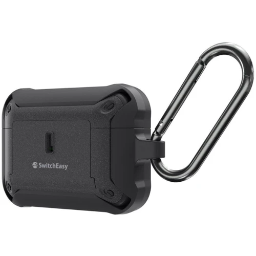 Чехол для наушников SwitchEasy Guardian Rugged Anti-Lost Protective Black (SAPAP2091BK22) for Apple AirPods Pro 2 фото 5
