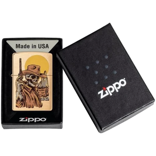Запальничка Zippo Cowboy Skull Design 48519 фото 2