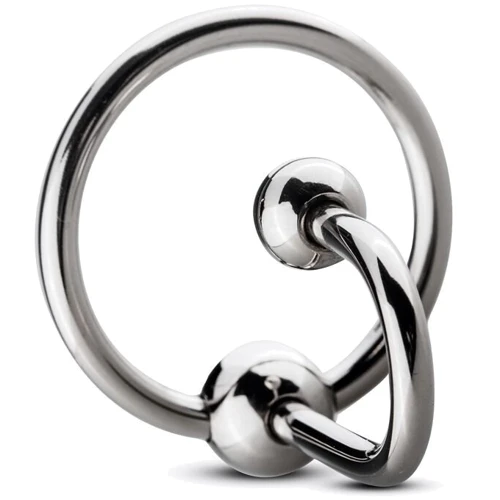 Уретральная вставка с кольцом Sinner Gear Unbendable — Sperm Stopper Solid