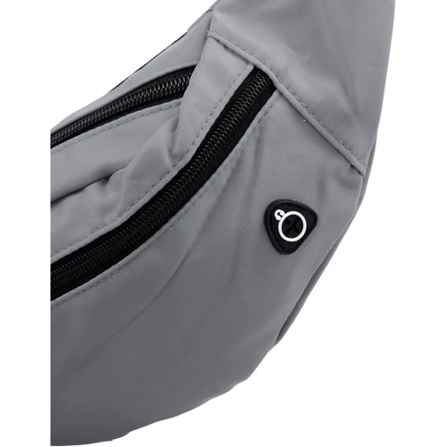 Мужская поясная сумка Valiria Fashion серая (4DETBP6011-9): Тип Сумки