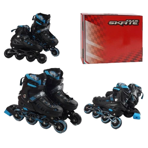 Раздвижные ролики Best Roller колеса PU D-8816 M (34-38) Синие
