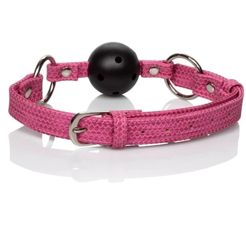 CalExotics Tickle Me Pink Ball Gag - кляп з кулькою