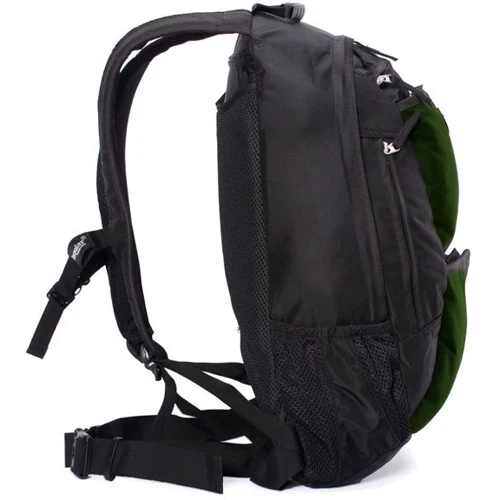 Чоловік рюкзак Onepolar чорний (W1295-green): Фактура Ткана, матова