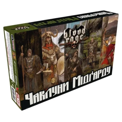 Настільна гра Geekach Games Кров і Лють. Чаклуни Мідгарда (Blood Rage: Mystics of Midgard) (укр.) (GKCH154BR)