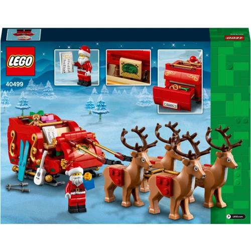 Конструктор LEGO Iconic Сани Санти (40499): Рекомендований вік 9+