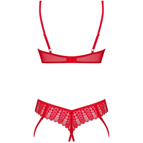 Комплект Obsessive Ingridia 2-pcs crotchless set XS/S