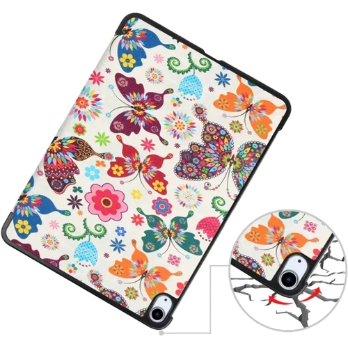 Аксесуар для iPad BeCover Smart Case Butterfly for iPad Air 11 (2024 / 2025) (711599): Особливості трансформируется в подставку, Надежная защита от царапин и загрязнений, режим автопробуждения/сна, Складывается в подставку, Стильный дизайн, Удобно держать в руке
