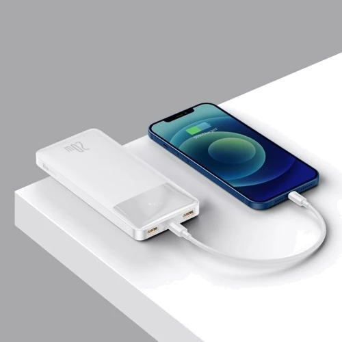 Зовнішній акумулятор Baseus Power Bank 10000mAh Bipow Display 20W White (PPDML-L02): Тип батареї Літій-полімерні