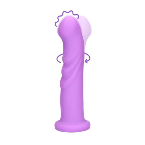 Вибратор с ротацией Loveline Lavender