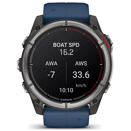 Смарт-часы Garmin Quatix 8 AMOLED 51mm Marine GPS Smartwatch (010-02905-91): Материал корпуса Армированный волокном полимер / Титан (Безель)