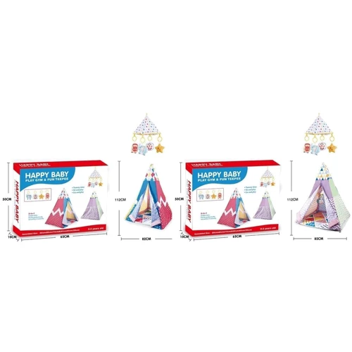 Игровой набор-палатка вигвам тканевый 82х112 см (LT02-01/02)