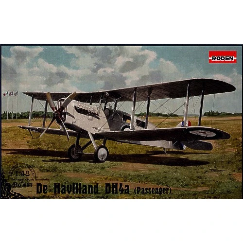 Модель Roden Самолет De Havilland Dh4a (Passenger) (RN431)