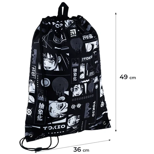 Сумка для взуття Kite 600L-1 (K24-600L-1): Особливості Петля для удобного подвешивания, Мягкая утяжка по периметру