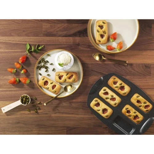 Противень Tefal PerfectBake 6 форм 21х29 см алюміній, коричневий (J5734402) фото 6