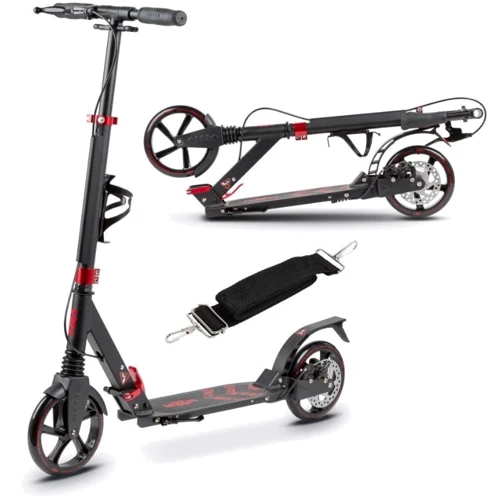 Самокат с дисковым тормозом Kidwell WXM RST-A02 Red: Тип колес литые