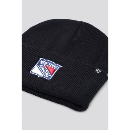 Шапка чоловіча 47 Brand Nhl New York Rangers чорна (H-HYMKR13ACE-NY) фото 2