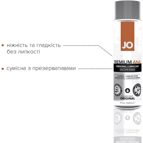 Распродажа!!! Анальная смазка System JO ANAL PREMIUM - ORIGINAL (120 мл) (срок 01.2025)