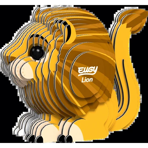 Сборная 3D модель Eugy Зоопарк: Лев (XEG-070)