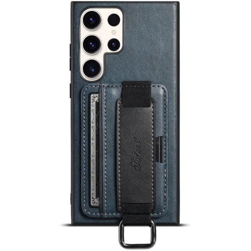 Чехол для телефонов Epik Leather Case Wallet and Straps Blue for Samsung S928 Galaxy S24 Ultra