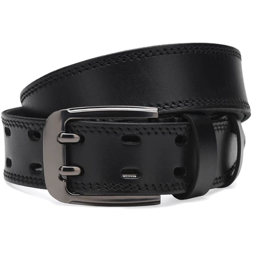 Мужской ремень Borsa Leather черный (Cv1gnn27-115)