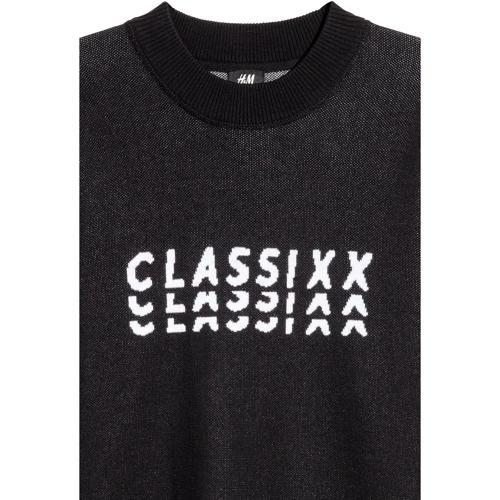 Джемпер H&M 4979266 46 черный: Длина рукава Длинный