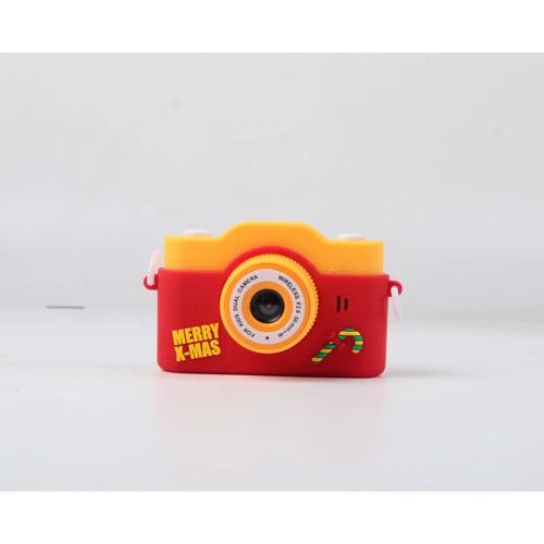 Цифровой детский фотоаппарат XOKO KVR-200 Christmas Limited Edition Dual Lens Red/Yellow фото 13