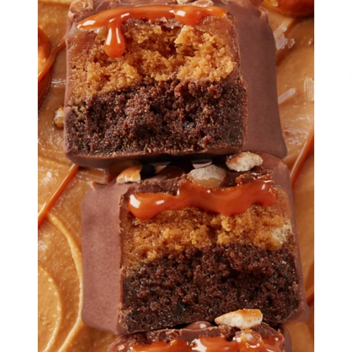 Протеиновый батончик Myprotein Layered 12x60g / Chocolate Peanut: Вес 720 г (12x60 г)