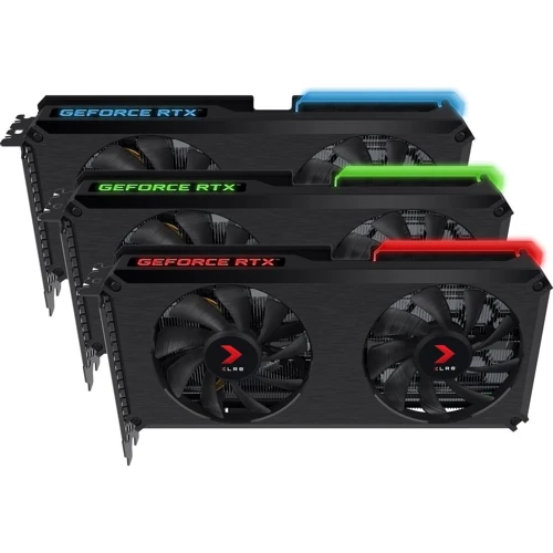 Видеокарта PNY GeForce RTX 3060 12GB XLR8 Gaming Revel Epic-X RGB Dual Fan Edition (VCG306012DFXPPB): Объем памяти, Гб 12