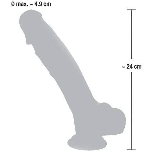 Фаллоимитатор Orion Medical Silicone Dildo, 24 см