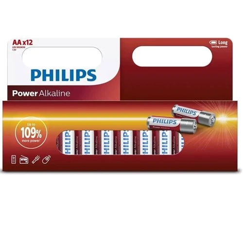 Philips AA bat Alkaline 12шт PowerLife (LR6P12W/10)