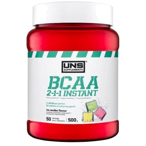 Амінокислота для спорту UNS BCAA 2-1-1 Instant 500g /50 servings/ Ice Candy