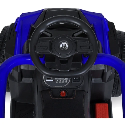 Детский электромобиль-толокар 2в1 Bambi Квадроцикл синий (M 4803EL-4)