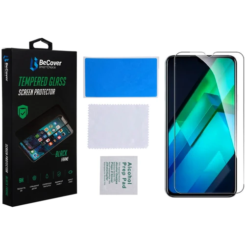 Аксесуар для смартфона BeCover Tempered Glass для Infinix Note 12 (X663D) (708088): Колір прозрачный