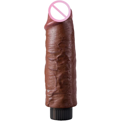Вибратор Pipedream Vibrating King Cock 6", 15.4x4.8 см, коричневый