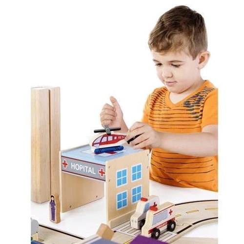 Набор грузовиков Guidecraft Block Play к Дорожной системе, 12 шт. (G6718)