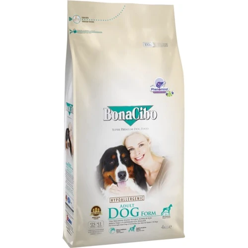 Сухой корм для собак BonaCibo Adult Dog Form с мясом курицы, анчоусами и рисом 4 кг (BC406182)