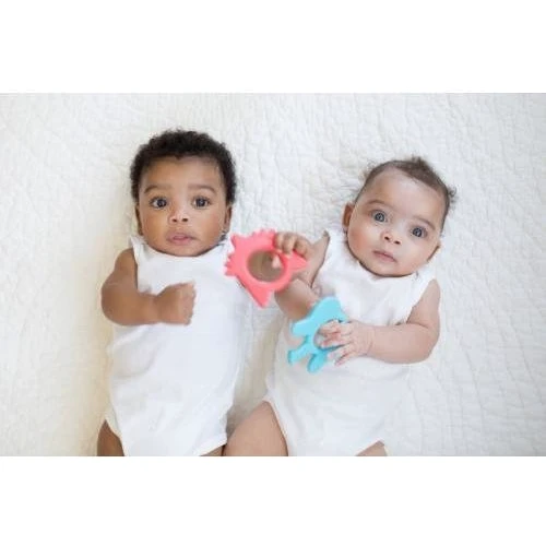 Прорізувач для зубів Слоненя, колір блакитний (TE002-P2)