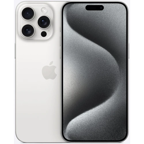 

Apple iPhone 15 Pro Max 512GB White Titanium eSIM (MU6C3)