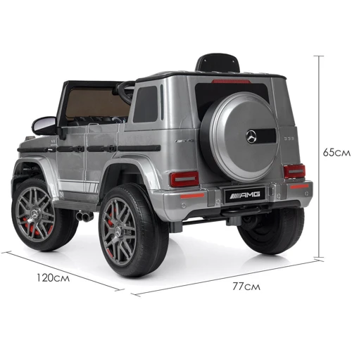 Детский электромобиль Bambi Racer Mercedes-Benz G63, серый (M 4180EBLRS-11): Вес, кг 18