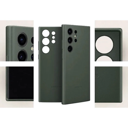 Чохол для телефона Samsung Leather Case Green (EF-VS918LGEGRU) для Samsung S918 Galaxy S23 Ultra: Тип накладка на задню частину