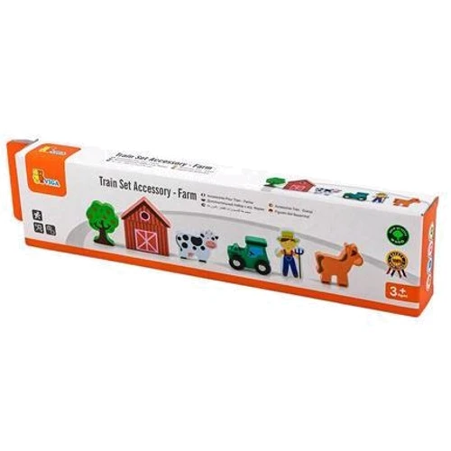 Набір для залізниці Viga Toys Ферма (50812): Тип набор