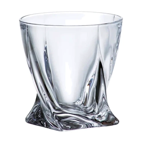 Стаканы Bohemia Quadro Crystalite для виски 340 мл 6 шт (754)
