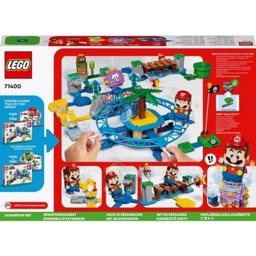 Конструктор LEGO Super Mario Додатковий набір «Поїздка по пляжу великого їжака» (71400): Рекомендований вік 7+
