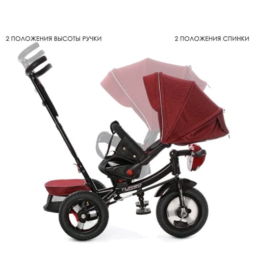 Велосипед Turbo Trike Len M 4060HA-1L Red (M 4060HA): Диаметр колес, дюймов 12