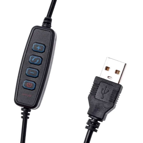 Кольцевая лампа D35 35см с держателем, без подставки Черный