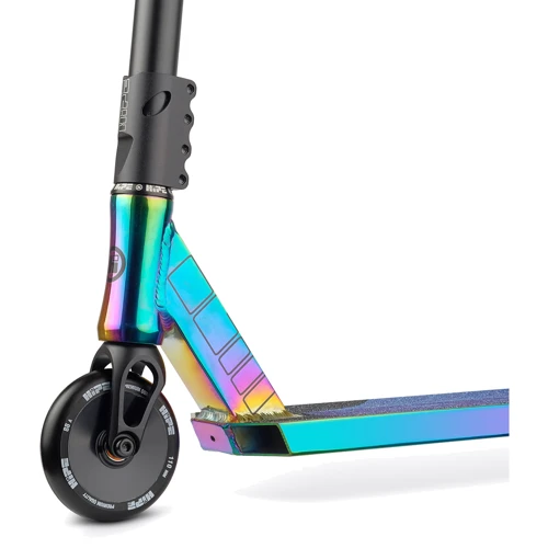 Самокат трюкових Hipe L20 Neo-chrome / black: Тип коліс надувні