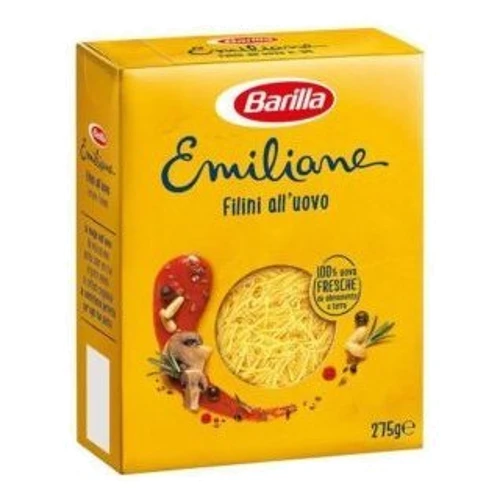 Макарони Barilla Emiliane Filini All'uovo (з яйцем), 275 г (WT4116): Вага нетто 275 г
