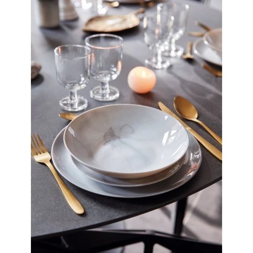 Тарілка Luminarc Diwali Marble Granit 25 см (P9908): Розміри, см 25