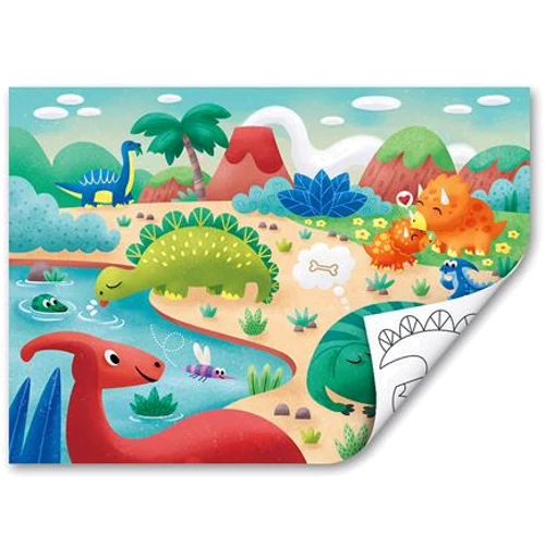 Пазл Hape Динозаври з розфарбуванням (E1641): Тип пазл