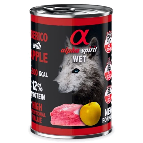 Влажный корм Alpha Spirit Iberian Pork With Apple с иберийской свининой и яблоками 400 г (as576185)